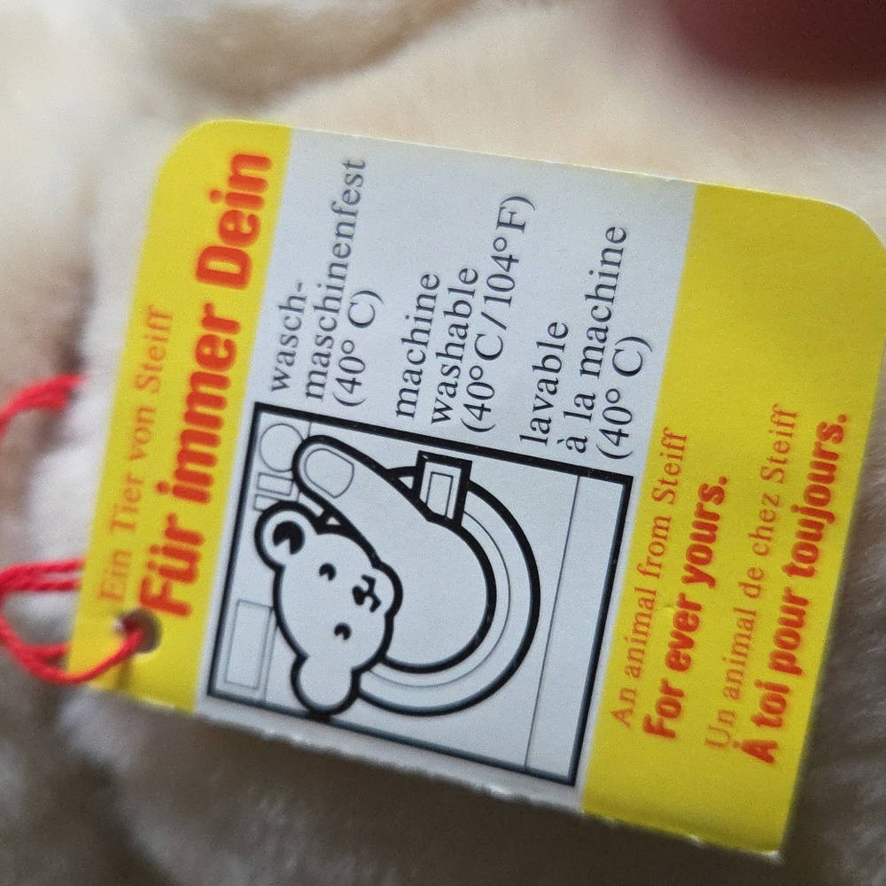 Steiff Vintage "Petsy" Jointed Teddy Bear 0235/35 Ear Tag - Picture 7 of 7